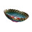 Elegant Bubble Pattern Glass Serving Tray-Glazed color 29.8cm 1