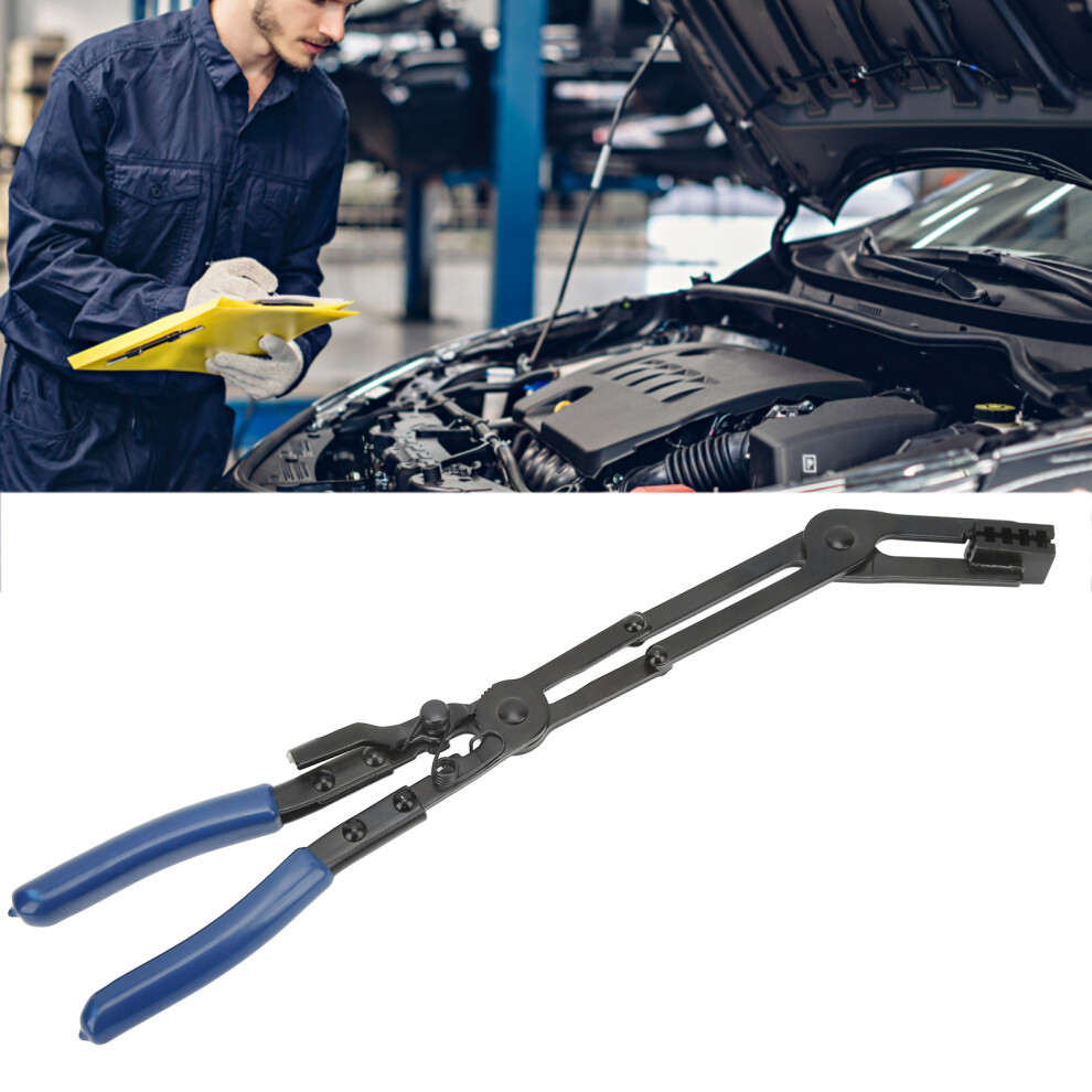 35 Bent Long Reach Hose Clamp Plier Auto Repair Tool, Universal Metal Clamp Tool 4981390278308