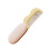 Brosse ergonomique pliante pour chats, avec pointe-Rose 1