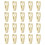 Clothes Hanger CLip For Delicate Materials-yellowish white 1