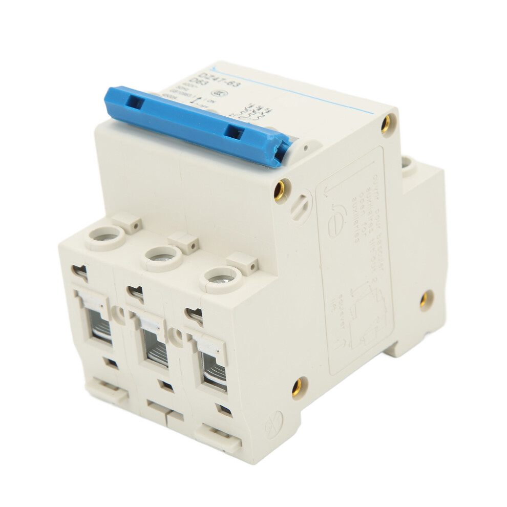 3P Mcb Circuit Breaker Dz47-63 C63 63A 4500A 400V Din Rail 8751357248448
