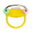 Support de perroquet en forme de fleur, jouet pour oiseaux-Jaune 1