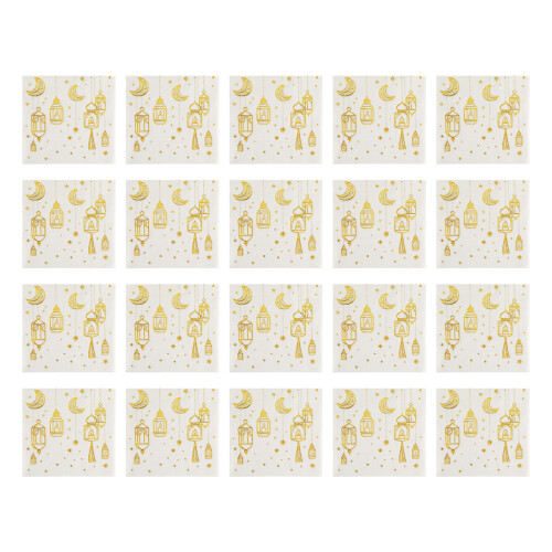 Serviettes en papier luxueuses pour célébration de l'Aïd, 20