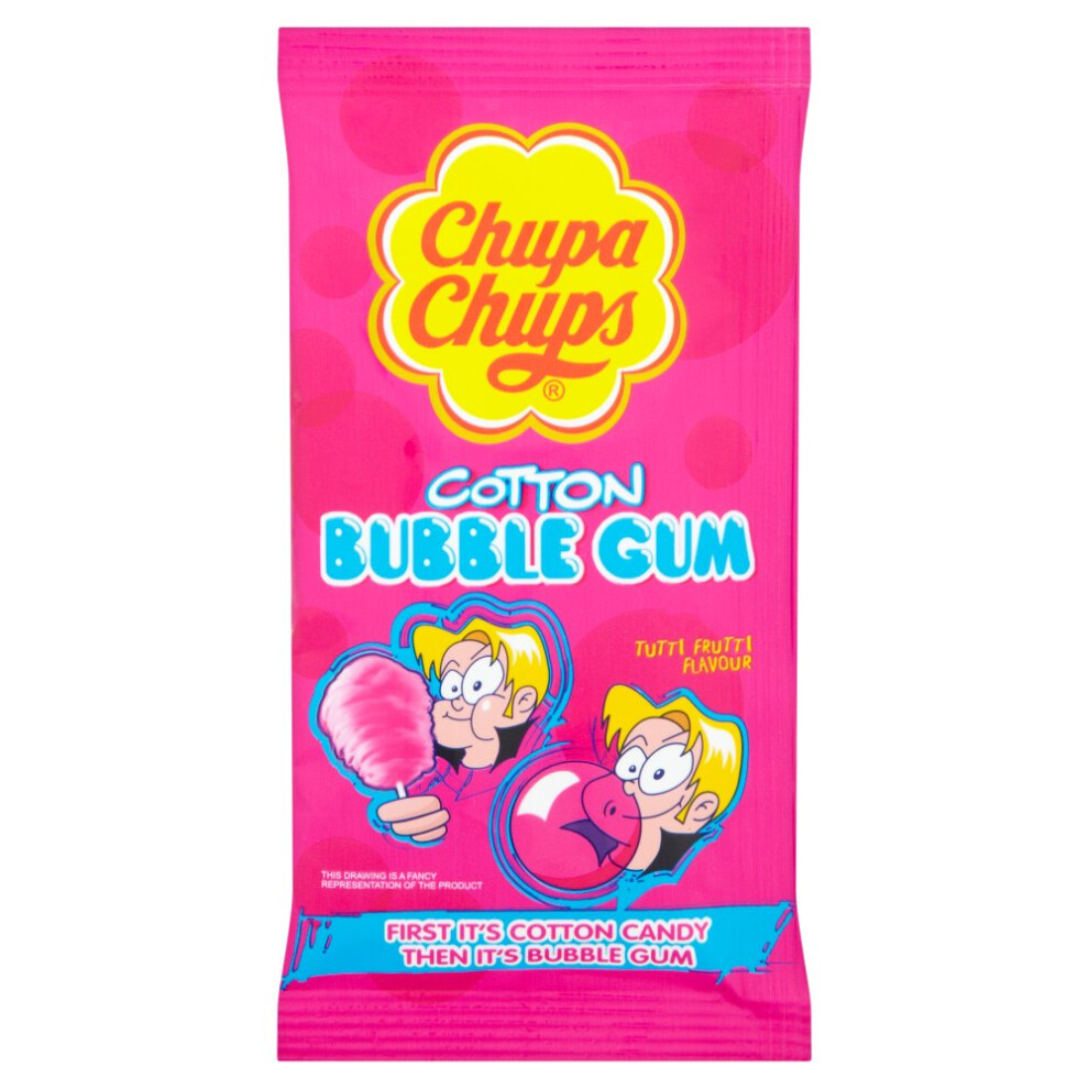 Chupa Chups Cotton Bubble Tutti 11G (Pack Of 144)