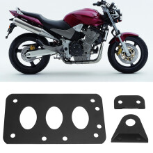 Motorcycle Brake Light Bracket Kit for Fatboy Iron 883 Black