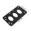 Motorcycle Brake Light Bracket Kit for Fatboy Iron 883 Black 5