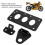 Motorcycle Brake Light Bracket Kit for Fatboy Iron 883 Black 11