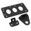 Motorcycle Brake Light Bracket Kit for Fatboy Iron 883 Black 13