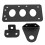 Motorcycle Brake Light Bracket Kit for Fatboy Iron 883 Black 15