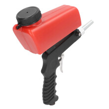 Gravity Feed Sand Blaster Gun Kit 0.9L Red, 6-8kg Pressure