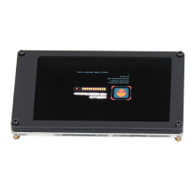 3.5in IPS LCD Display Screen for Raspberry Pi with USB Power Cable - Black