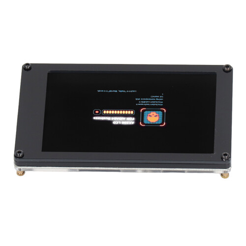 3.5in IPS LCD Display Screen for Raspberry Pi with USB Power Cable - Black