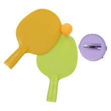 Elektrischer Tischtennistrainer für Kinder mit Fernbedienung, 2 Schlägern, 6 Bällen
