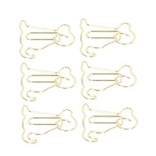 100Pcs Gold Metal Paper Clips, Rustproof, Light & Portable