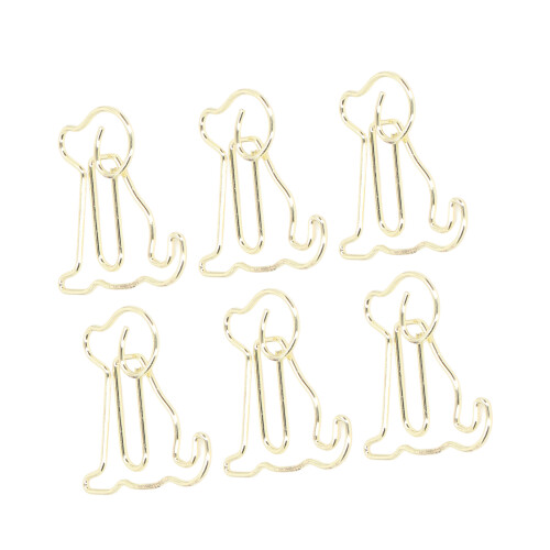 100Pcs Gold Metal Paper Clips, Rustproof, Light & Portable 2
