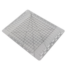 Acrylzier Steppnadel Maßband 15 cm x 27 cm Transparentes Näh- und Bastelwerkzeug