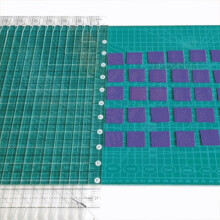 Acryl-Nählineal 12 Zoll Klarer Quilter Schneidewerkzeug für Nähen & Basteln
