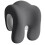 Memory Foam Filled Rest Pillow Solved-Double gray color 1