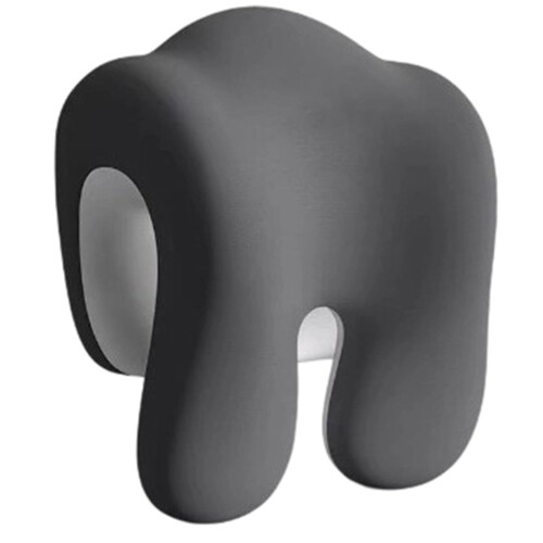 Memory Foam Filled Rest Pillow Solved-Double gray color