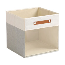 Large Capacity See Through Foldable Storage Box For-grey