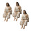 Religious Resin Christ Statue Hand Painted With-B 3pcs 1