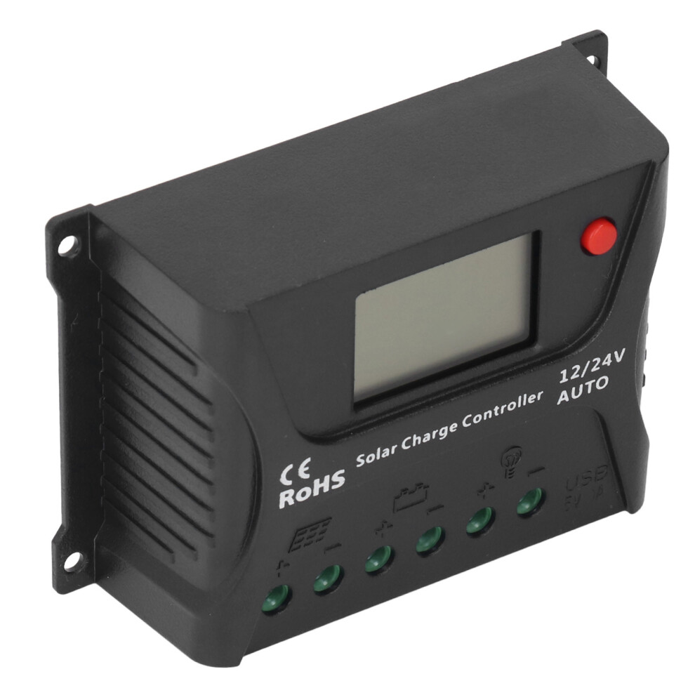 10A Pwm Solar Charge Controller With Usb, Ip30, Abs Material 9311390283197
