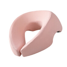 Memory Foam Face Down Pillow Breathable Massage Headrest-Pink