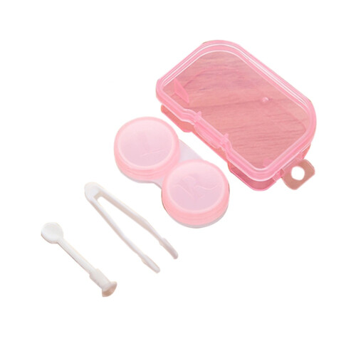 12Sets Lens Case Holder Set Durable Thick Material Green and Colorful