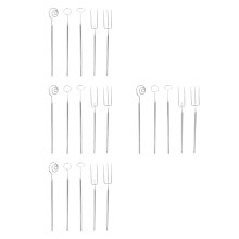 20Stk Dessertgabel Set Für Fondue Und Süßes