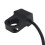 Black Motorbike Handlebar Mount Headlight Switch Cnc Aluminium 3
