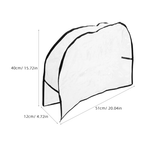 2Pièces Protection Chaise Coiffeur Plastique 1