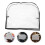2Pièces Protection Chaise Coiffeur Plastique 4