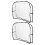 2Pièces Protection Chaise Coiffeur Plastique 7