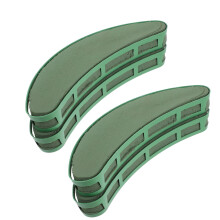 2Paires Base Mousse Verte En PP Pour Bouquets DIY Mariage