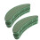 2Paires Base Mousse Verte En PP Pour Bouquets DIY Mariage 1