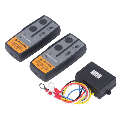 6 Pcs Wireless Winch Remote Control Kit, 75ft Range, 434MHz