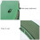 2Paires Base Mousse Verte En PP Pour Bouquets DIY Mariage 5