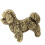 Hundefiguren aus Metall, Tierstatue, Hund, dekorative Objekte, 1