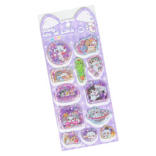 Embossed Animal Shaker Sticker for Stress-Meow daily life