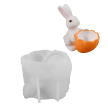 Craft Silicone Mould for Eggs Shell Rabbits Statues Simple
