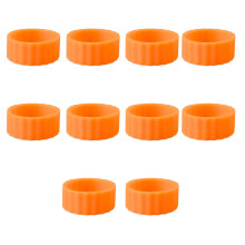 Silicones Tapered Candle Grippers Huggers-Ora.nge. 10PCS