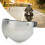 Windproof Sandproof Motorcycle Helmet Visor Silver with Adjustable Buckle 14