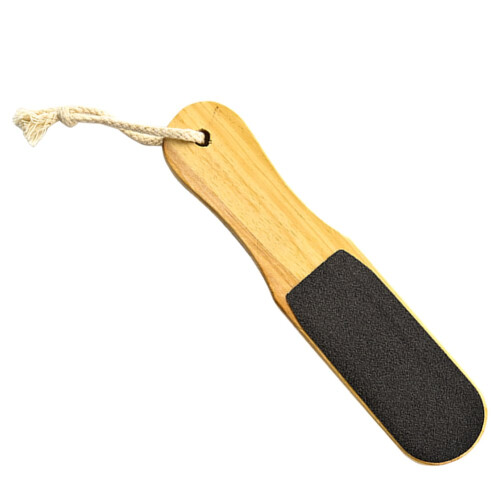 Double Sided Foot File with Wooden Handle, DualGrit Pedicure Tool for Callus Removal, 2 Pack 1