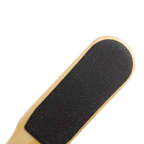 Double Sided Foot File with Wooden Handle, DualGrit Pedicure Tool for Callus Removal, 2 Pack 2