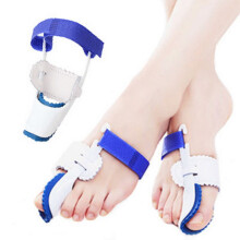 Bunion Corrector for Women with Toe Straightener, Adjustable Pad and Silicone Separator Blue