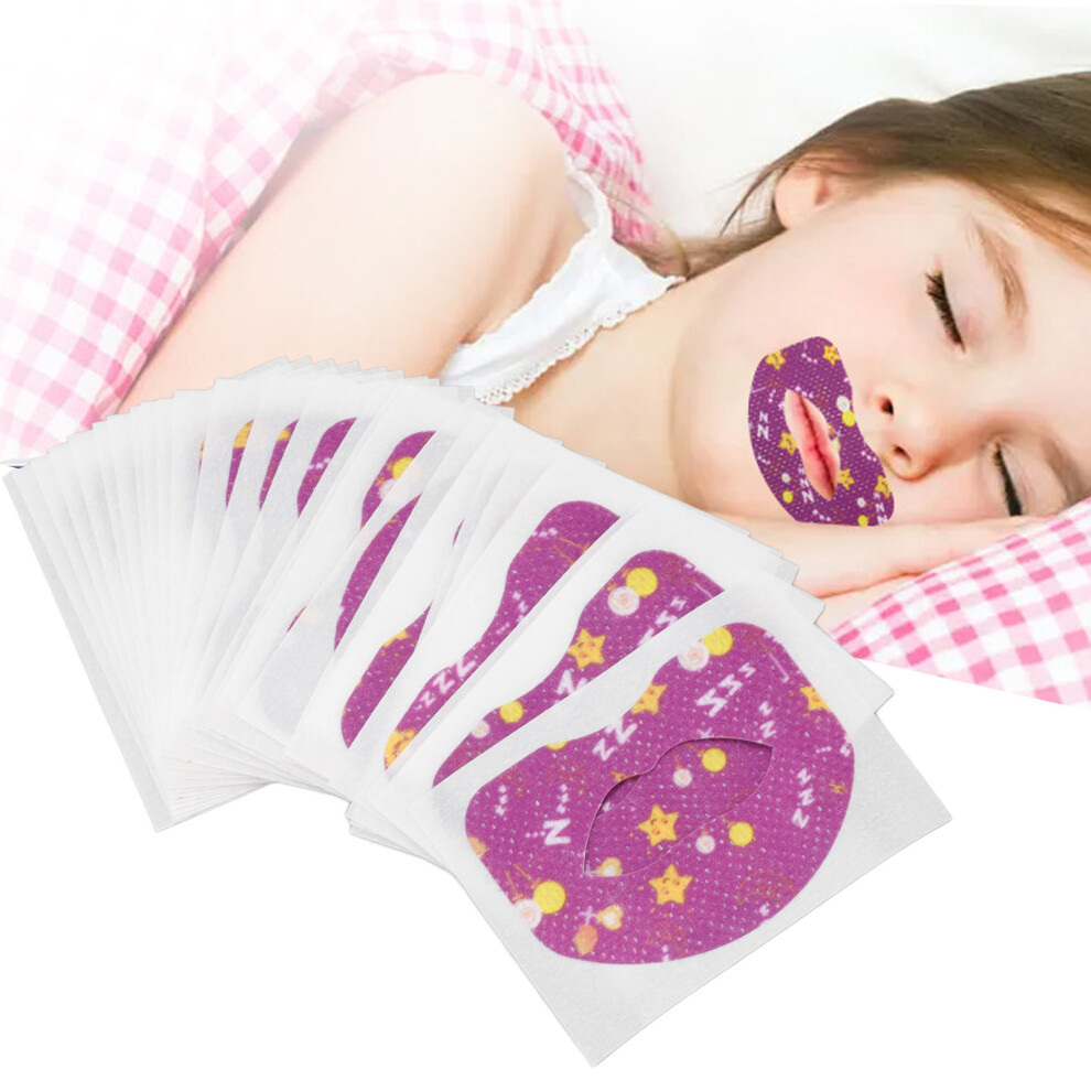 30pcs Soft Child Sleep Mouth Strips for Better Nose Breathing Safe Plastic