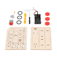 Elektrisches Holzflugzeug mit Gleitselementen DIY-Kit für Kinderbildung und Experimente