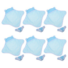 6Sets Weiches Badehandtuch & Puppenunterhosen Set Für 26Cm Baby-Puppen