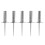 5Pcs Spring-Loaded Iron Ground Spike - Soccer Training Flagpole Holder 1