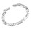 Silver Lovers Alloy Bracelet Elegant Twisted Chain Couples Bangle 1